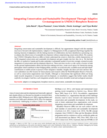Integrating Conservation and Sustainable Development Through Adaptive Co-management in UNESCO Biosphere Reserves