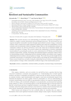 Resilient and sustainable communities