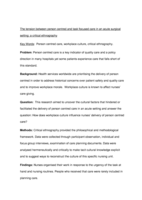 The tension between person centred and task focused care in an acute surgical setting: A critical ethnography