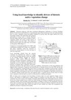 Using local knowledge to identify drivers of historic native vegetation change
