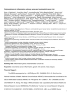 Polymorphisms in inflammation pathway genes and endometrial cancer risk