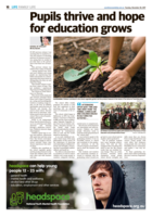 Pupils thrive and hope for education grows