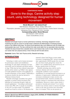 Gone to the dogs. Canine activity step count, using technology designed for human movement