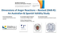The Dimensions of Anger Reactions - Revised (DAR-R): An Australian and Spanish Validity Study
