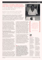 Uniting cultural practices and safe sleep environments for vulnerable Indigenous Australian infants