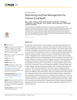 Optimising Land-Sea Management for Inshore Coral Reefs
