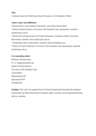 A Serious-Game for Child Sexual Abuse Prevention: An Evaluation of Orbit