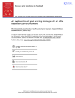 An exploration of goal scoring strategies in an elite beach soccer tournament