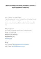 Offenders convicted of child sexual exploitation material offences: characteristics of offenders and an exploration of judicial censure