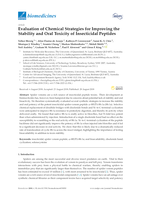 Evaluation of chemical strategies for improving the stability and oral toxicity of insecticidal peptides