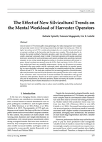The Effect of New Silvicultural Trends on Mental Workload of Harvester Operators