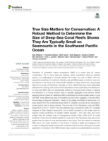 True Size Matters for Conservation: A Robust Method to Determine the Size of Deep-Sea Coral Reefs Shows They Are Typically Small on Seamounts in the Southwest Pacific Ocean
