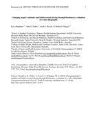 Changing people's attitudes and beliefs toward driving through floodwaters: Evaluation of a video infographic