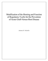 Modification of the Homing and Function of Regulatory T-cells for the Prevention of Acute Graft-Versus-Host Disease
