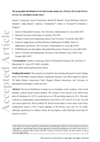 The geographic distribution of reef and oceanic manta rays (Mobula alfredi and Mobula birostris) in Australian coastal waters