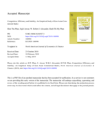 Competition, Efficiency and Stability: An Empirical Study of East Asian Commercial Banks