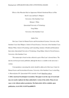 Effects of the muscular ideal on appearance-related attentional biases in men