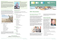 Sustainability Research Centre Newsletter, Winter 2014