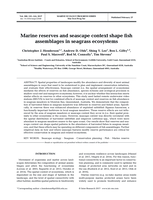 Marine reserves and seascape context shape fish assemblages in seagrass ecosystems