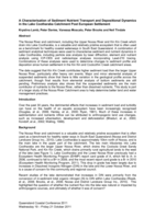 A Characterisation of Sediment Nutrient Transport and Depositional Dynamics in the Lake Cootharaba Catchment Post European Settlement