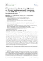 Geographical inequalities in surgical treatment for localized female breast cancer, Queensland, Australia 1997–2011: Improvements over time but inequalities remain