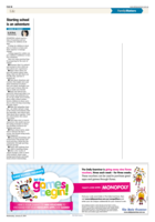 Starting school is an adventure