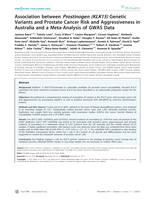 Association between prostinogen (KLK15) genetic variants and prostate cancer risk and aggressiveness in australia and a meta-analysis of GWAS data