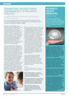Enhancing student nurse preparation for paediatric practice