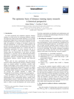 The epistemic basis of distance running injury research: A historical perspective