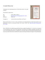 Anticipated versus unanticipated terms of trade shocks and the J-curve phenomenon