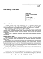 Concluding Reflections