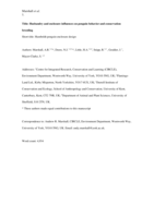 Husbandry and enclosure influences on penguin behavior and conservation breeding