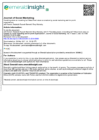 Travelling alone or travelling far? Meso-level value co-creation by social marketing and for-profit organisations