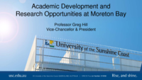 Academic Development and Research Opportunities at Moreton Bay