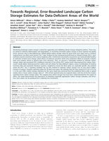 Towards Regional, Error-Bounded Landscape Carbon Storage Estimates for Data-Deficient Areas of the World