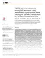 A Parallel Population Genomic and Hydrodynamic Approach to Fishery Management of Highly-Dispersive Marine Invertebrates: The Case of the Fijian Black-Lip Pearl Oyster Pinctada margaritifera