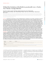 Within-host evolution of Burkholderia pseudomallei over a twelve-year chronic carriage infection