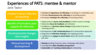 Extract from "Peer Assisted Teaching Scheme - PATS"