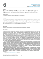 Organisational Artificial Intelligence Future Scenarios: Futurists Insights and Implications for the Organisational Adaptation Approach, Leader and Team