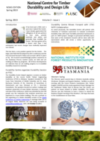 National Centre for Timber Durability and Design Life (NCTDDL) Newsletter, Volume 2, No. 1, Spring 2019