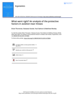 What went right? An analysis of the protective factors in aviation near misses