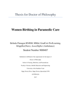 Women Birthing in Paramedic Care