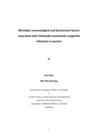 Microbial, immunological and biochemical factors associated with Chlamydia trachomatis urogenital infections in women