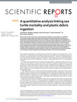 A quantitative analysis linking sea turtle mortality and plastic debris ingestion