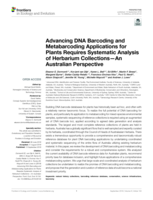 Advancing DNA Barcoding and Metabarcoding Applications for Plants Requires Systematic Analysis of Herbarium Collections—An Australian Perspective