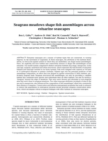 Seagrass meadows shape fish assemblages across estuarine seascapes