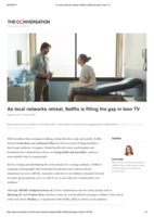 As local networks retreat, Netflix is filling the gap in teen TV