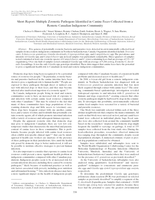 Short report: Multiple zoonotic pathogens identified in canine feces collected from a remote Canadian Indigenous community