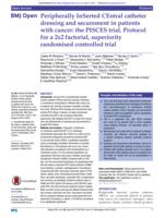 Peripherally InSerted CEntral catheter dressing and securement in patients with cancer: the PISCES trial. Protocol for a 2x2 factorial, superiority randomised controlled trial