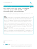 Haemophilus influenzae: Using comparative genomics to accurately identify a highly recombinogenic human pathogen